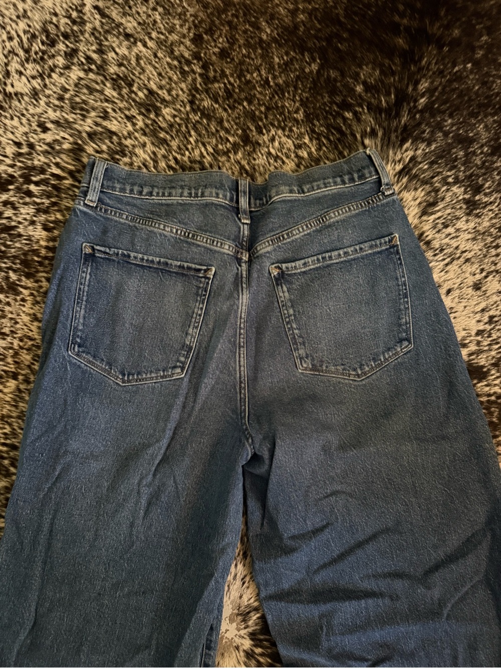 jcpenney Dark Blue Wide-Leg Cuffed Jeans - Picture 3 of 4